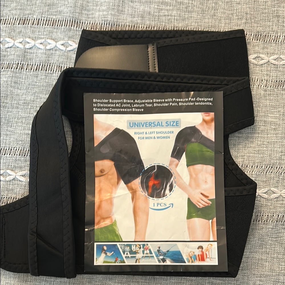 Black Shoulder Support Brace